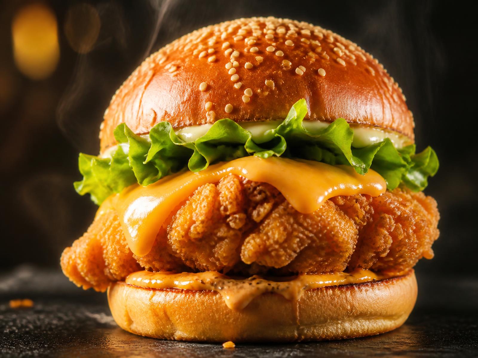 Flame-grilled double cheeseburger from Burger City Dubai